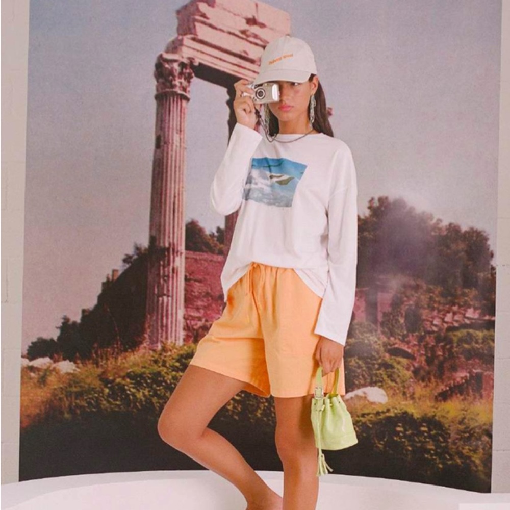 Paloma Wool Mahou Shorts - Orange, Size L